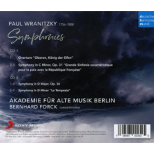 Akademie Fur Alte Musik Berlin - Paul Wranitzky: Symphonies