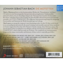 Amarcord & Lautten Compagney & Wolfgang Katschner - Johann Sebastian Bach: Die Motetten