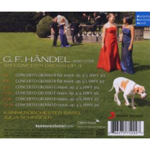 Schroder, Julia & Kammerorchester Basel - Handel: Concerti Grossi Op. 3 Nr. 1-6