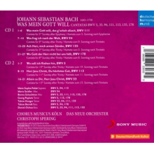 Spering, Christoph - Bach: Was Mein Gott Will - Cantatas Bwv 5, 33, 94, 111, 113, 135, 178