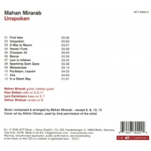 Mirarab, Mahan - Unspoken