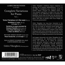 Tiberghien, Cedric - Beethoven Variation(S) 1: Mozart/Schumann/Webern