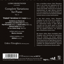 Beethoven - Complete Variations For Piano Vol 3 Tiberghien