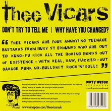 Thee Vicars - Don't Try To Tell Me