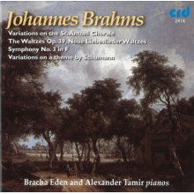 Brahms, J. - Piano Duets (Eden-Tamir)