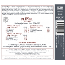 Pettman Ensemble - Pleyel: String Quintets, Ben. 271 273