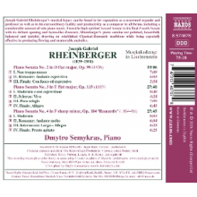 Semykras, Dmytro - Rheinberger: Piano Works