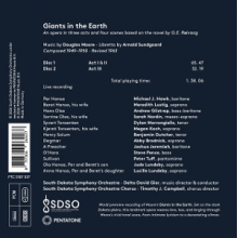 South Dakota Symphony Orchestra - Moore: Giants In the Earth