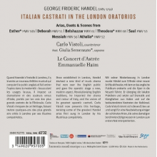 Le Concert D'astree & Emmanuelle Haim & Carlo Vistoli - Handel's Italians: Italian Castrati In the London