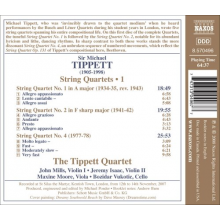 Tippett Quartet - Tippett: String Quartets Vol.1