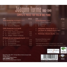 Turina, J. - Complete Music For Violin and Piano
