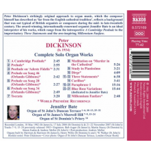 Dickinson, P. - Complete Solo Organ Works