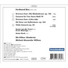 Ries, F. - Concertos & Overtures:Violinconcerto Op.24