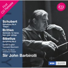 Schubert/Britten/Sibelius - Symphony No.4/No.2