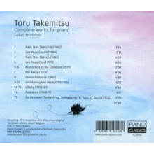 Takemitsu, T. - Complete Works For Piano