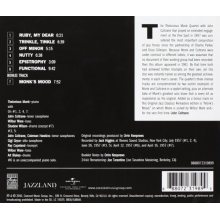Monk, Thelonious - Thelonious Monk With John Coltrane