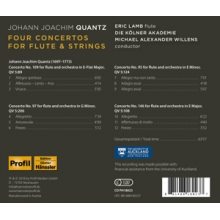 Quantz, J.J. - Four Concertos For Flute & Strings