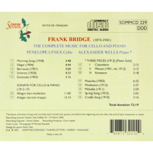 Bridge, F. - Complete Music For Cello and Piano