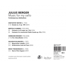 Berger, Julius - Music For My Cello