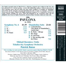 Pavlova, A. - Symphony No.6/Thumbelina