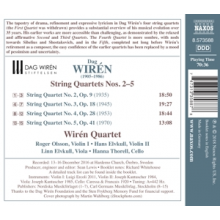 Wiren, D. - String Quartets Nos. 2-5