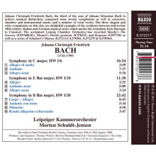 Bach, Johann Christoph Friedrich - Symphonies Hw1 No.6,10 & 20