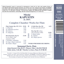 Kapustin, N. - Complete Chamber Works For Flute
