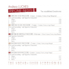 Luchesi, A. - Unpublished Symphonies
