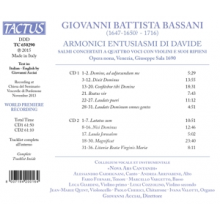 Bassani, G. - Armonici Entusiasmi Di Davide