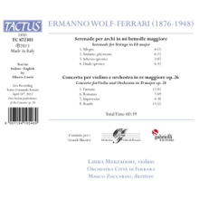 Wolf-Ferrari, E. - Serenade/Concerto Per Violino