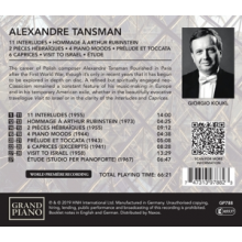 Tansman, A. - Piano Music