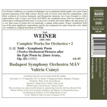 Weiner, L. - Toldi/Symphonic Poem