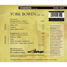Bowen, Y. - Symphonies No.1 & 2
