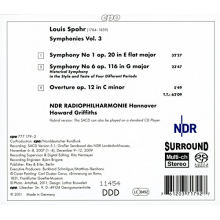 Spohr, L. - Symphonies Vol.3: No.1 & 6