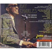 Charles, Ray - Genius In Person. Journeythrough the Early Years