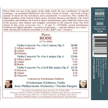 Rode, P. - Violin Concertos No.3,4 & 6