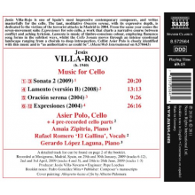 Villa-Rojo, J. - Cello Music/Sonata 2/Lamento
