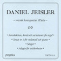 Jeisler, D. - Sedish Composer In Paris