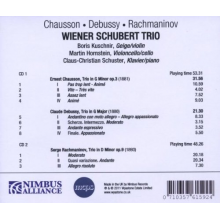 Wiener Schubert Trio - Chausson/Debussy/Rachmaninov