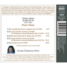Saygun, A.A. - Piano Music