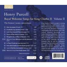 Sixteen - Royal Welcome Songs For Charles Ii Volume 2