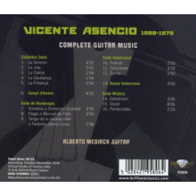 Asencio, V. - Complete Guitar Music