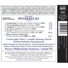 Penderecki, Krzysztof - Fonogrammi/Horn Concerto