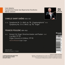 Apkalna, Iveta - Saint-Saens/Poulenc: Symphonie Nr. 3/Orgelkonzert