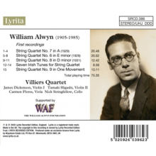 Alwyn, W. - Early String Quartets