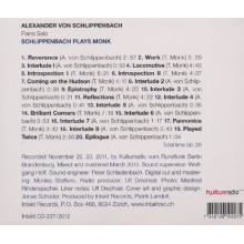 Schlippenbach, Alexander - Schlippenbach Plays Monk