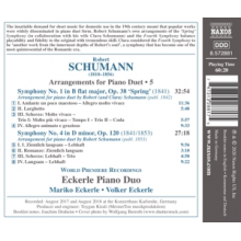 Stutzmann, Nathalie - Arrangements For Piano Duet 5: Symphony No.1 & 4