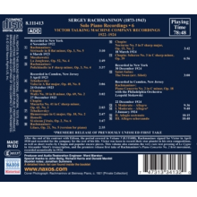 Rachmaninov, Sergey - Complete Solo Piano Recordings Vol.6