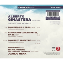 Ginastera, A. - Orchestral Works 3