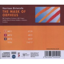 Birtwistle, H. - Mask of Orpheus